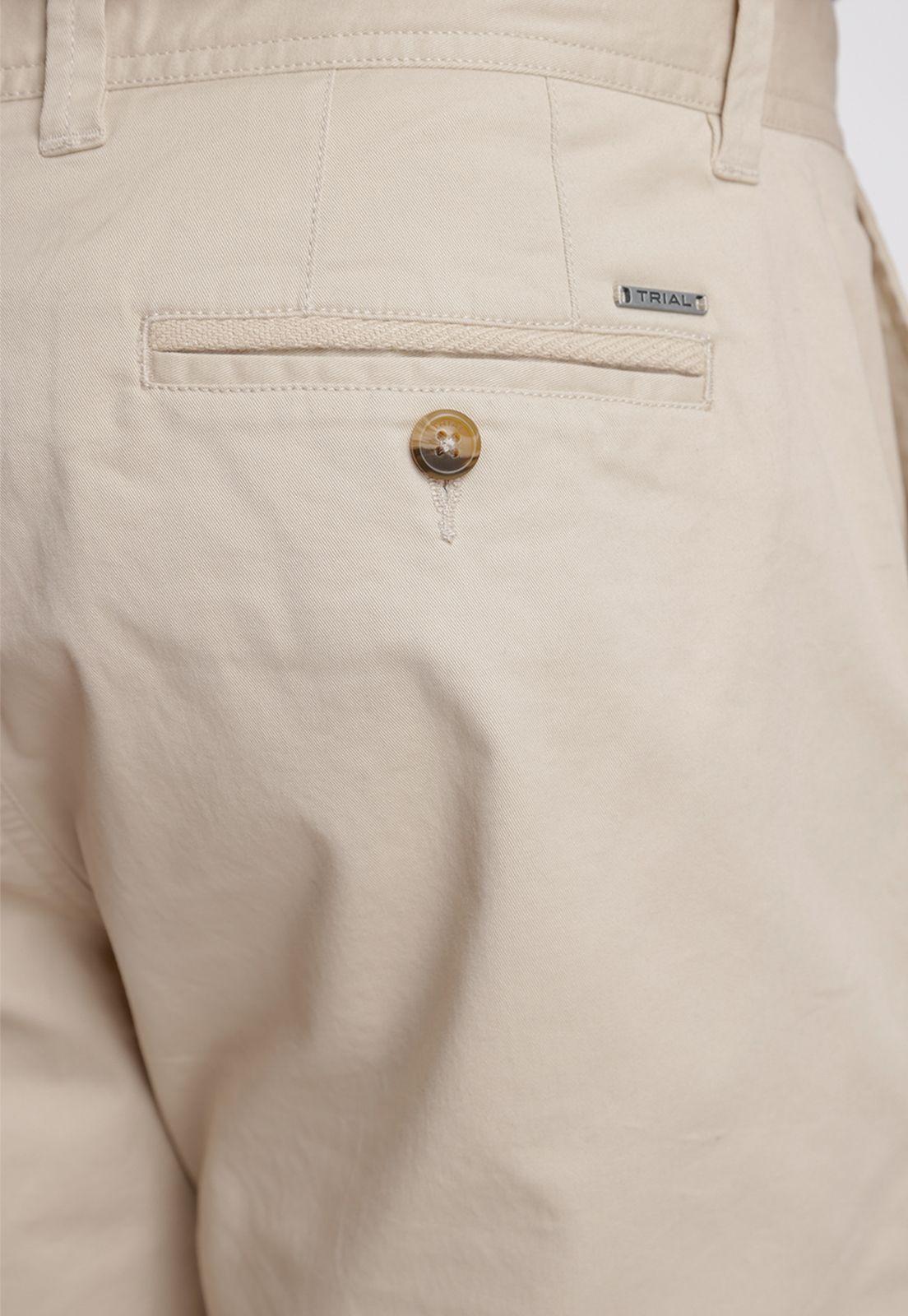 Shorts hombre Slim Fit Valerio Algodón Beige-2