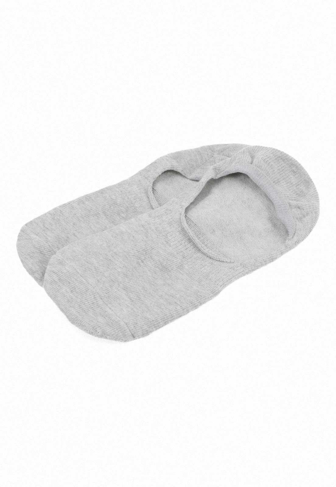 Calcetines De Hombre Gris-2