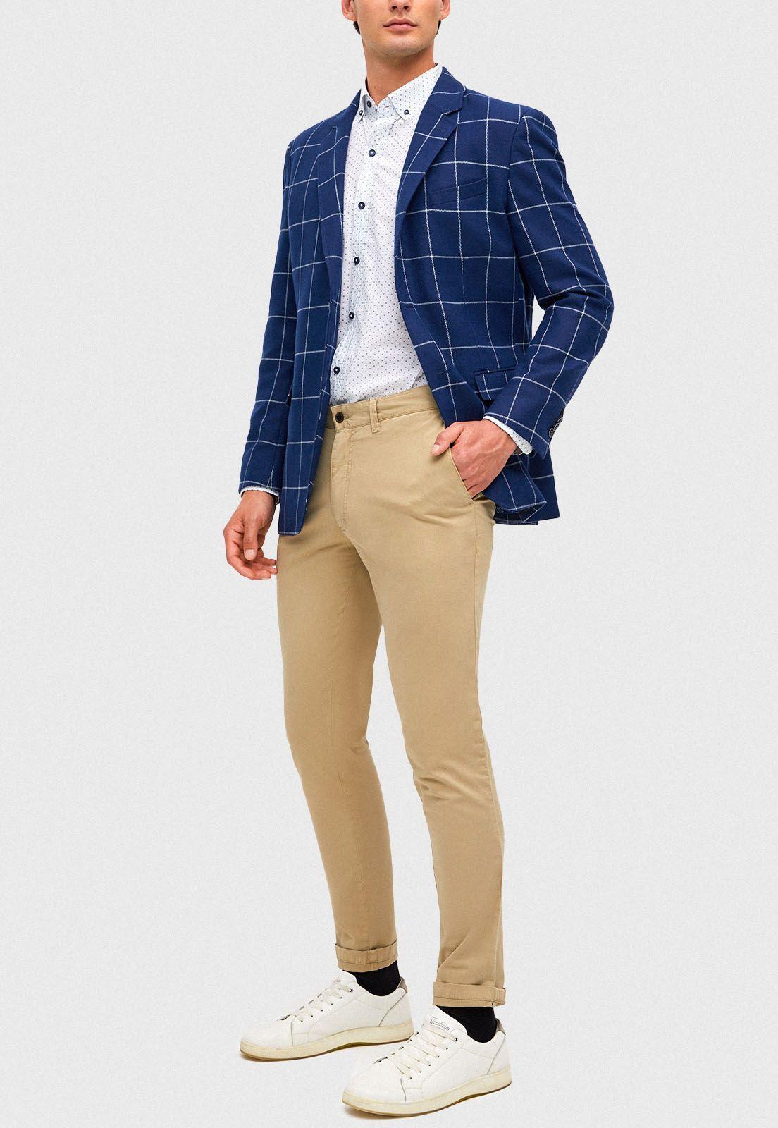 Chaqueta casual Crosby Azul-3