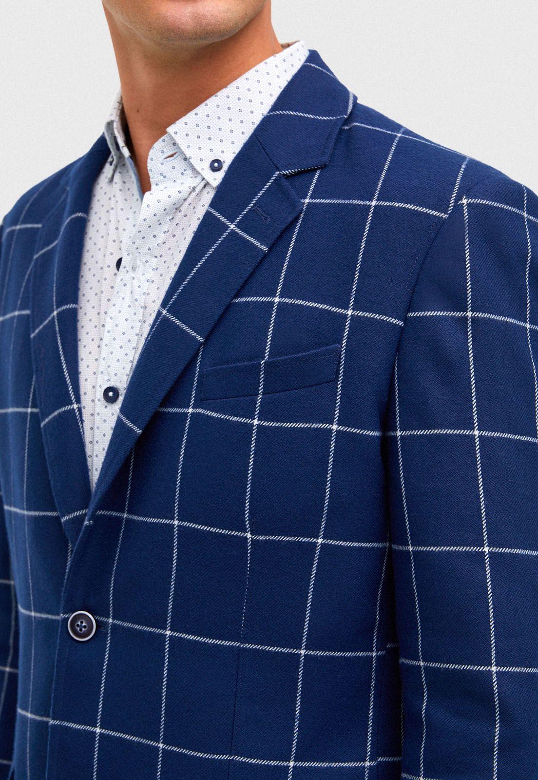 Chaqueta casual Crosby Azul-2