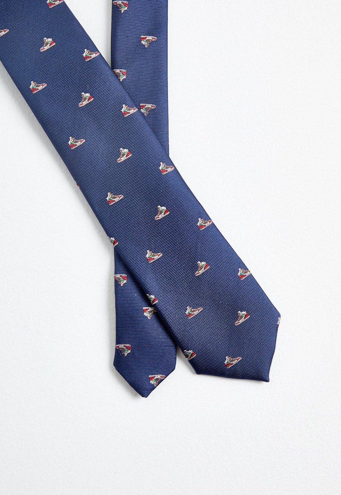 Corbata Fantasía Navy Resist Spill-1