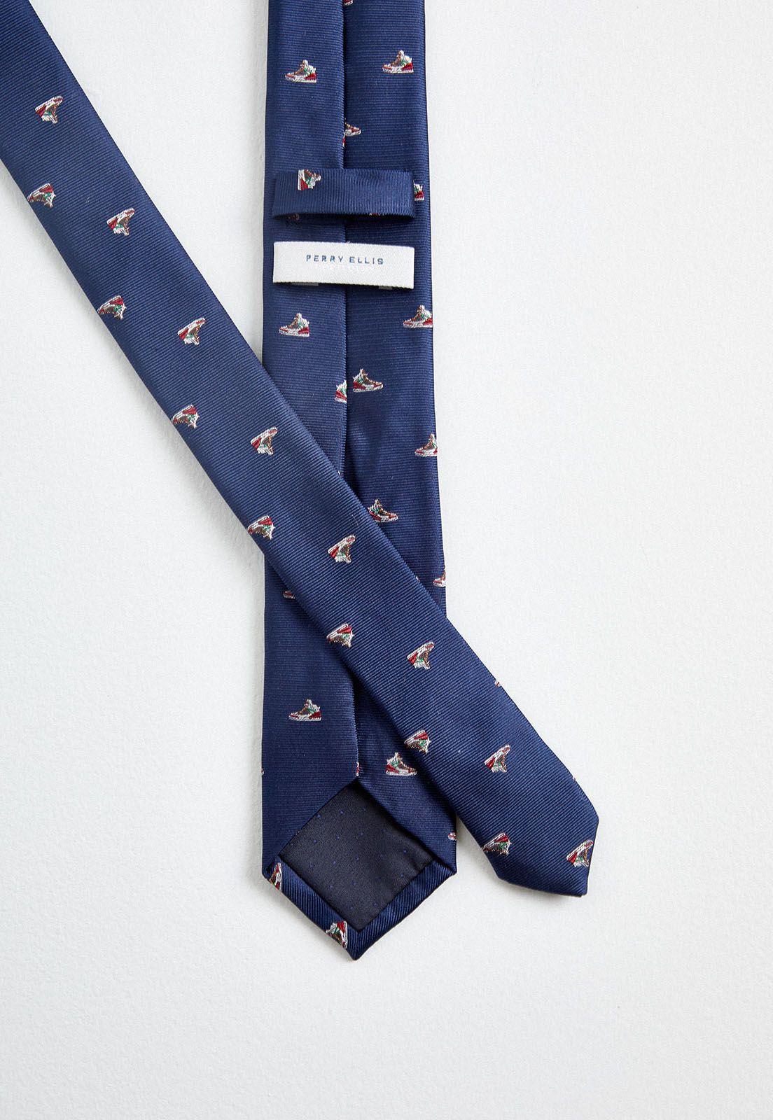 Corbata Fantasía Navy Resist Spill-2