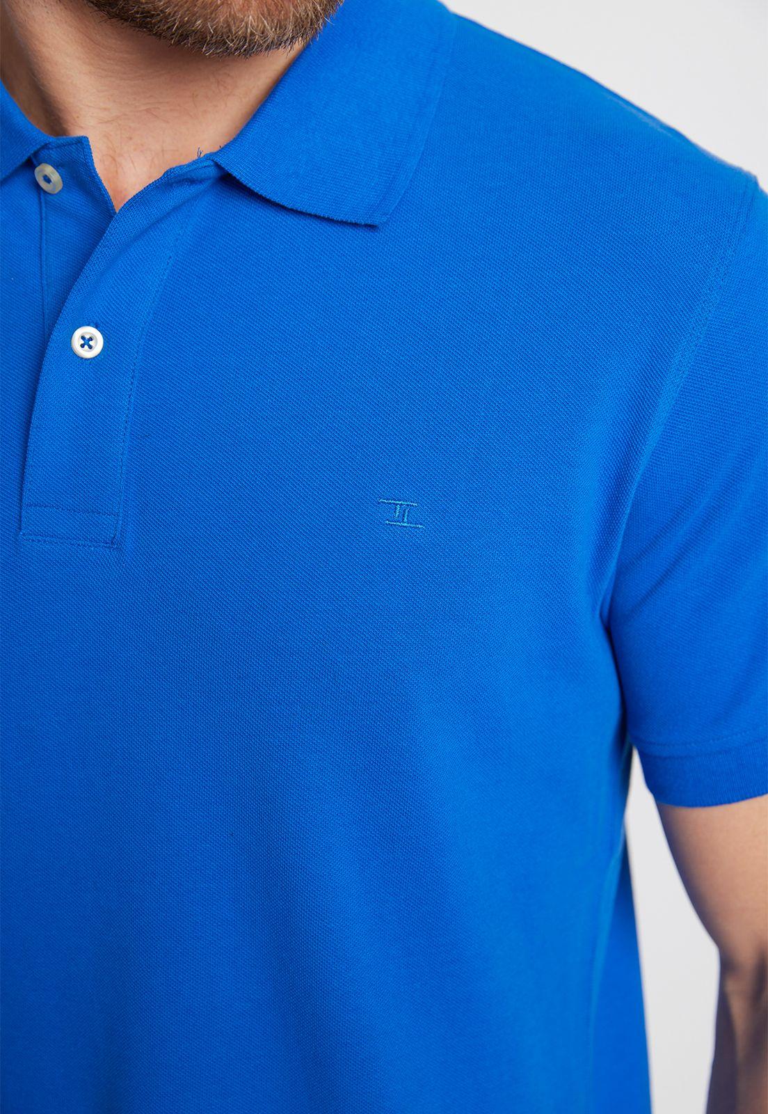 Polera Hombre Algodón Polo Regular Marini Azul-2