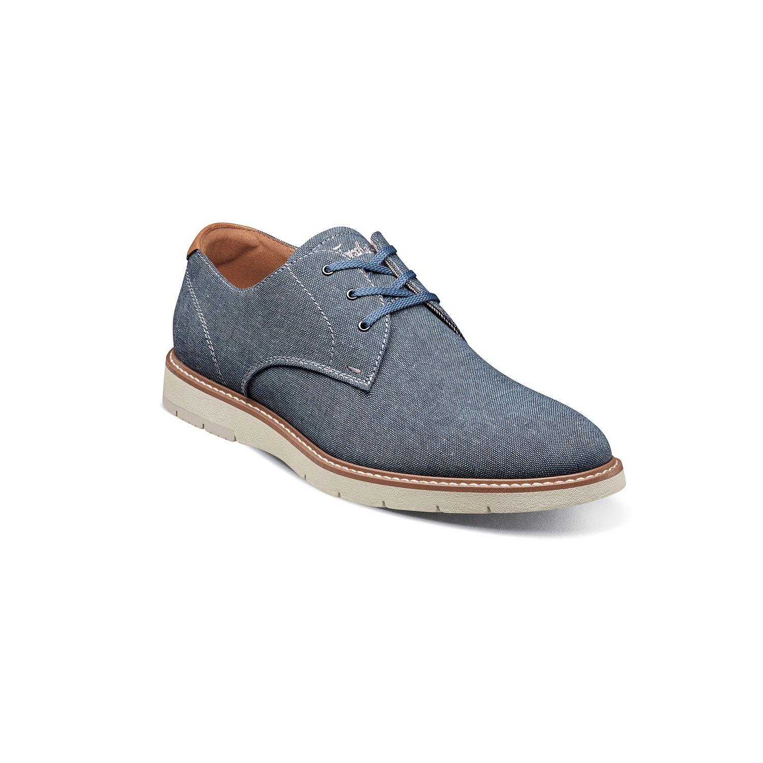Zapatos Casual Navy Vibe Canvas Plain Toe Oxford-0