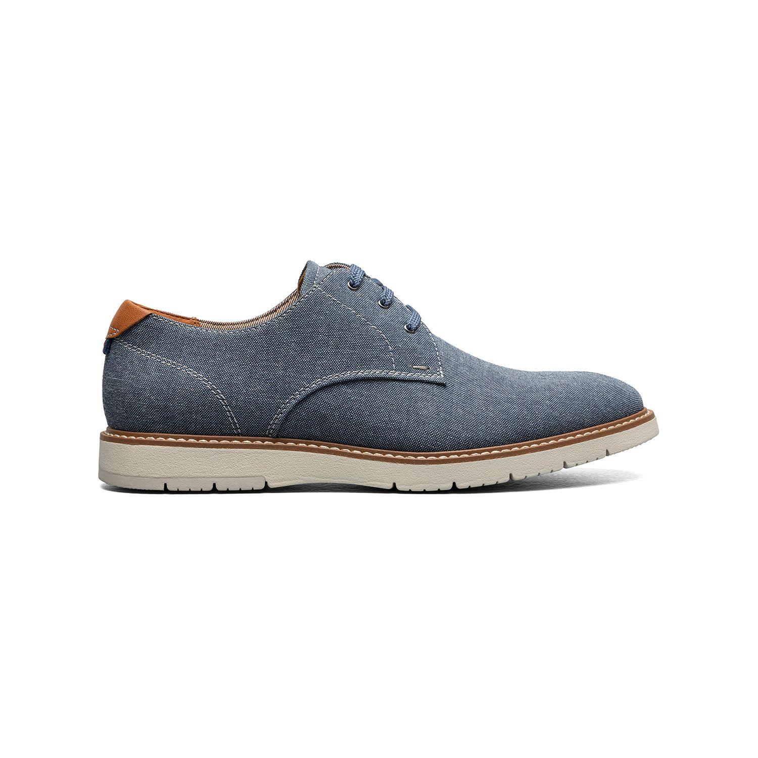 Zapatos Casual Navy Vibe Canvas Plain Toe Oxford-2