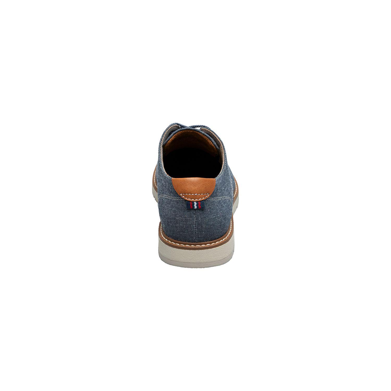 Zapatos Casual Navy Vibe Canvas Plain Toe Oxford-3