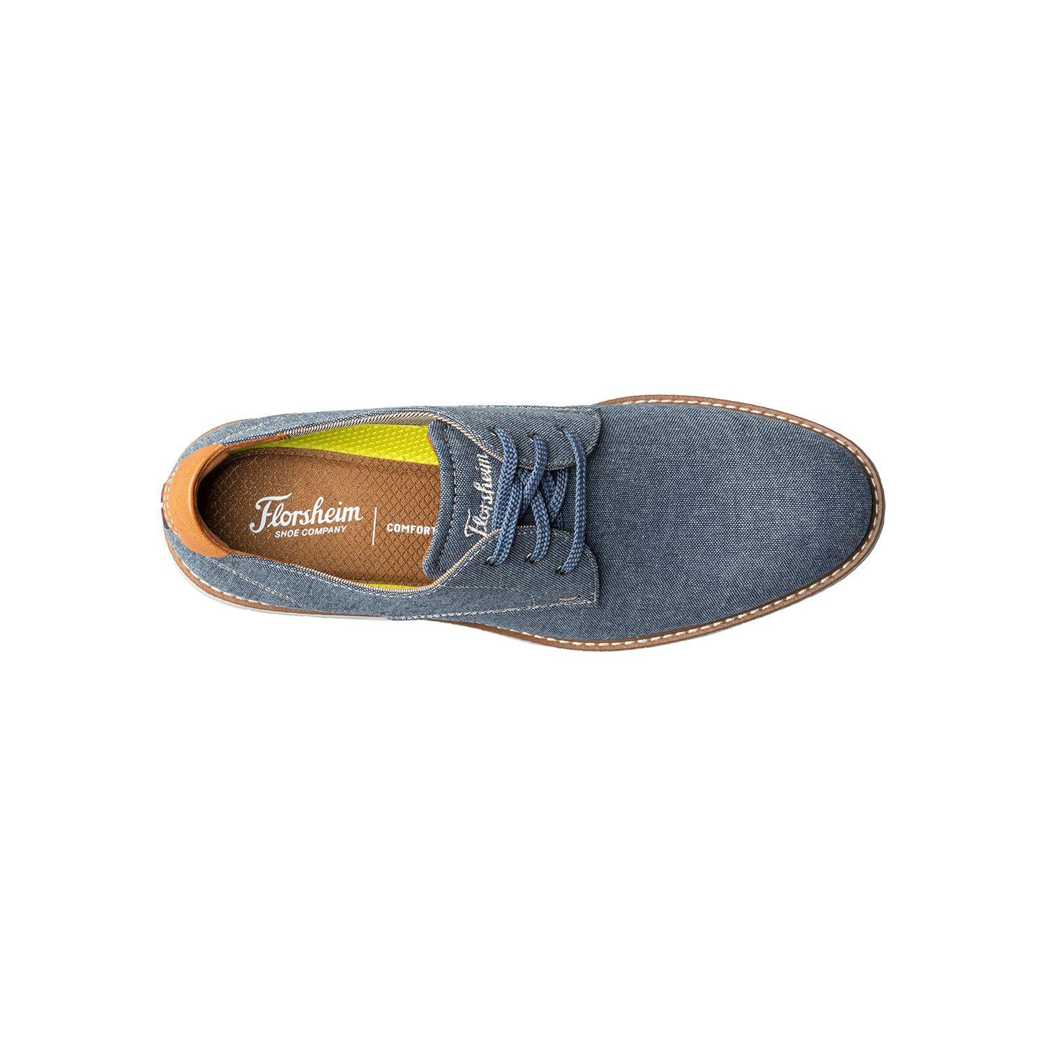 Zapatos Casual Navy Vibe Canvas Plain Toe Oxford-5