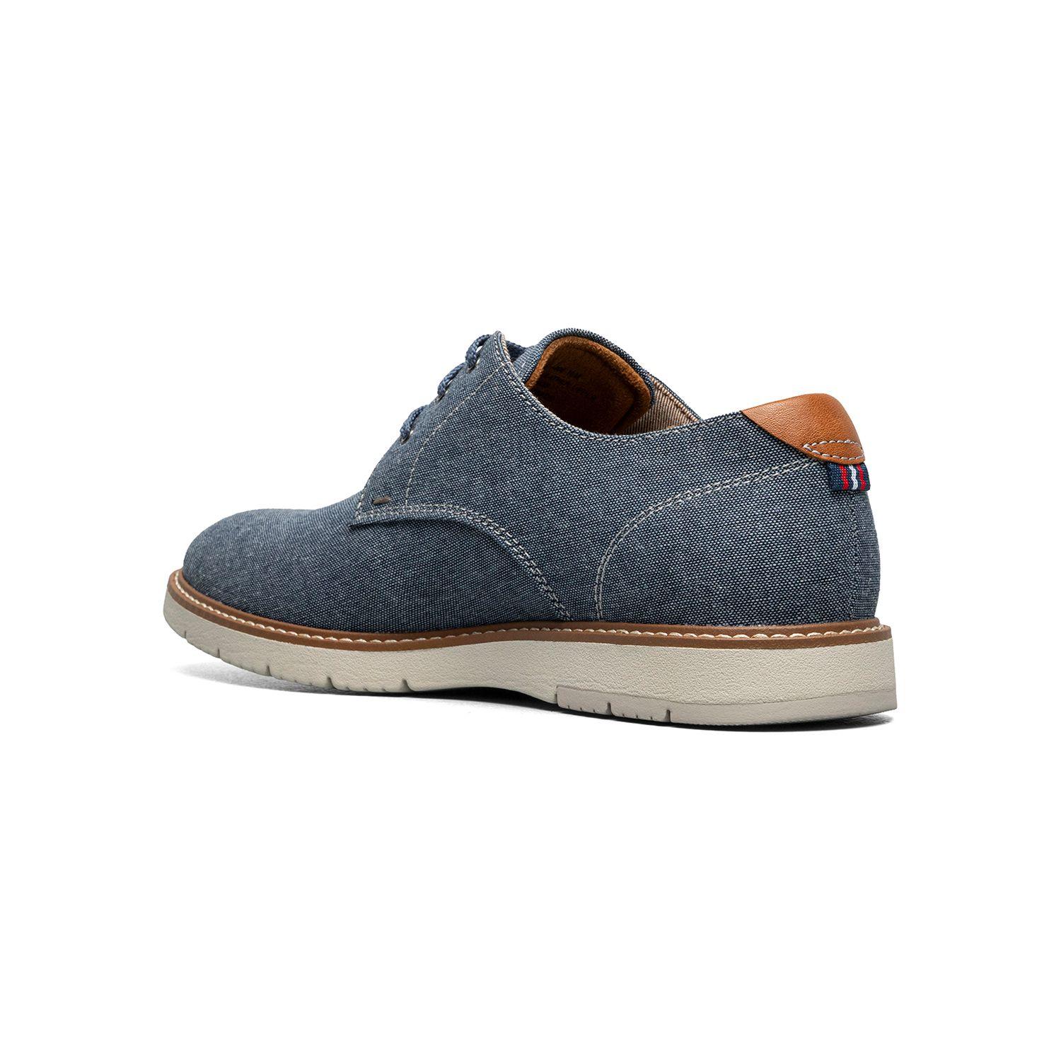 Zapatos Casual Navy Vibe Canvas Plain Toe Oxford-7