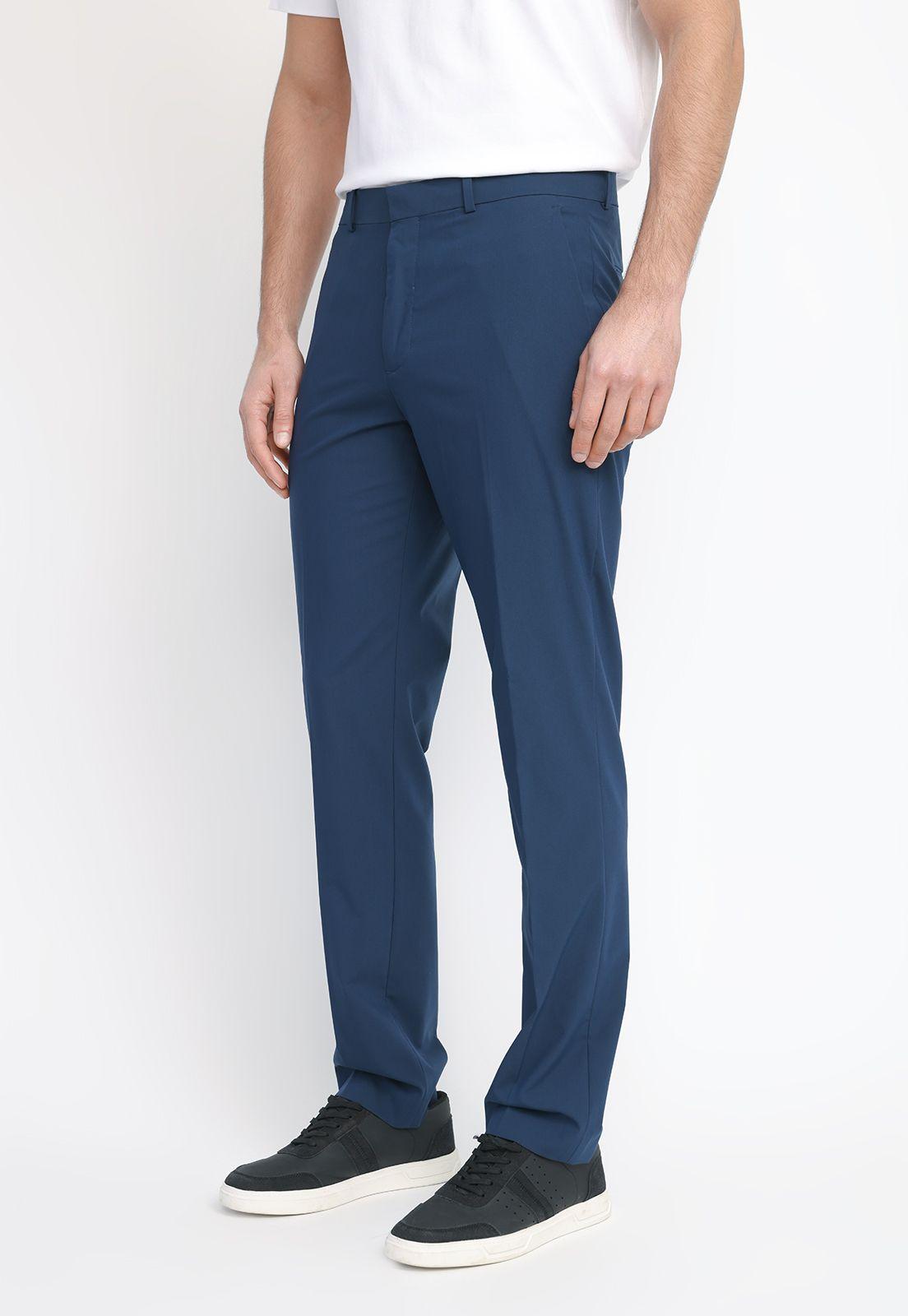 Pantalón Formal Hombre Azul 4KSB4310-0