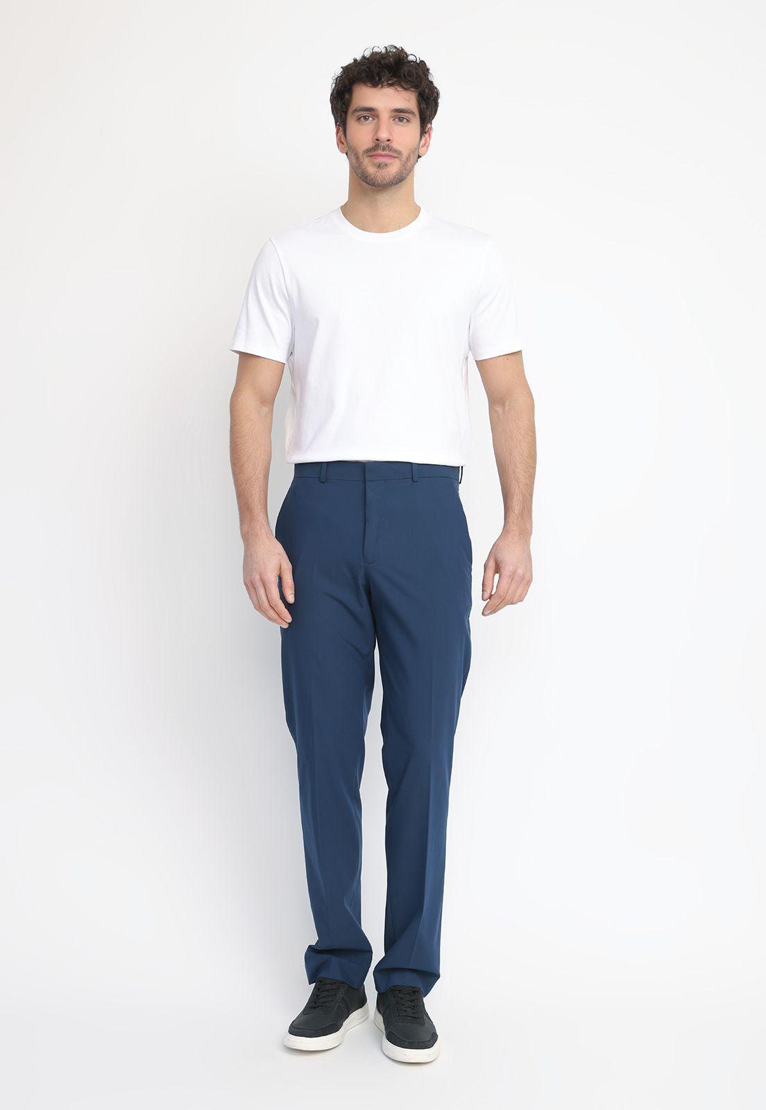 Pantalón Formal Hombre Azul 4KSB4310-3