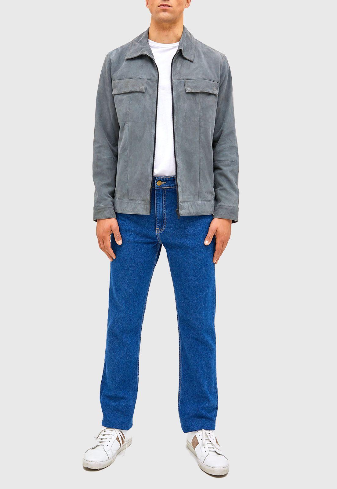 Chaqueta de gamuza Ainslie Gris-3