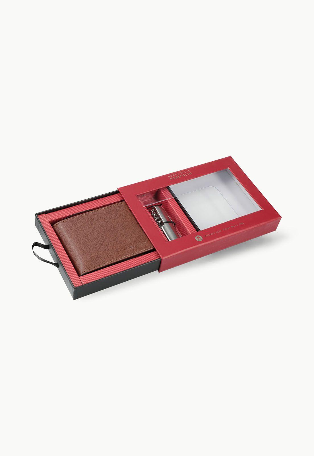 Pack Billetera Con Accesorio Tan-2
