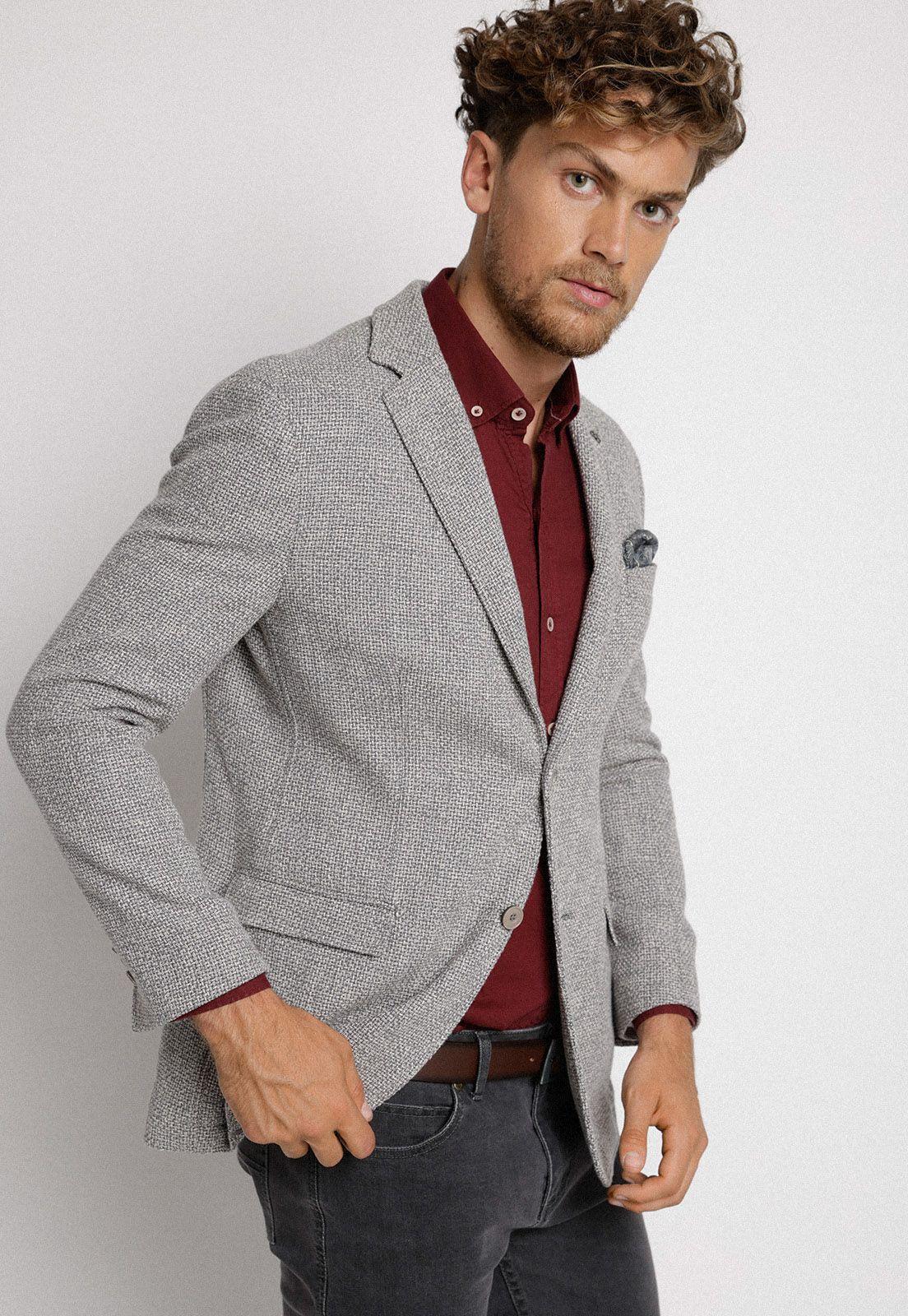 Chaqueta Camelot gris-0