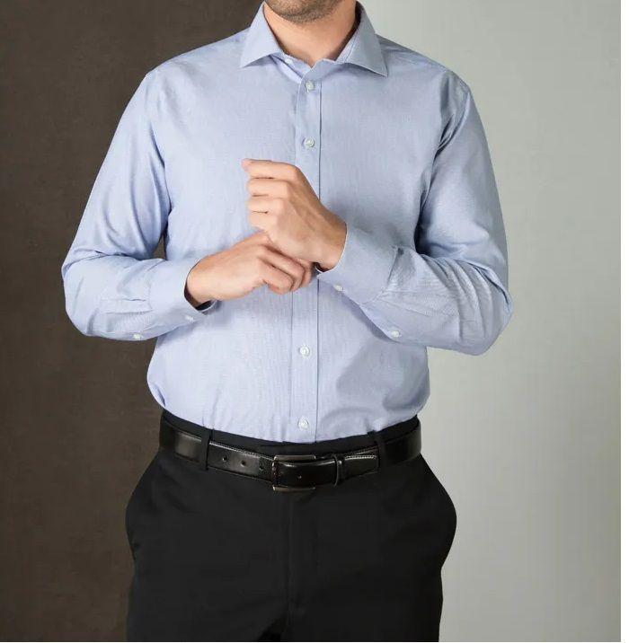 Camisa Travel Non Iron Azul-1