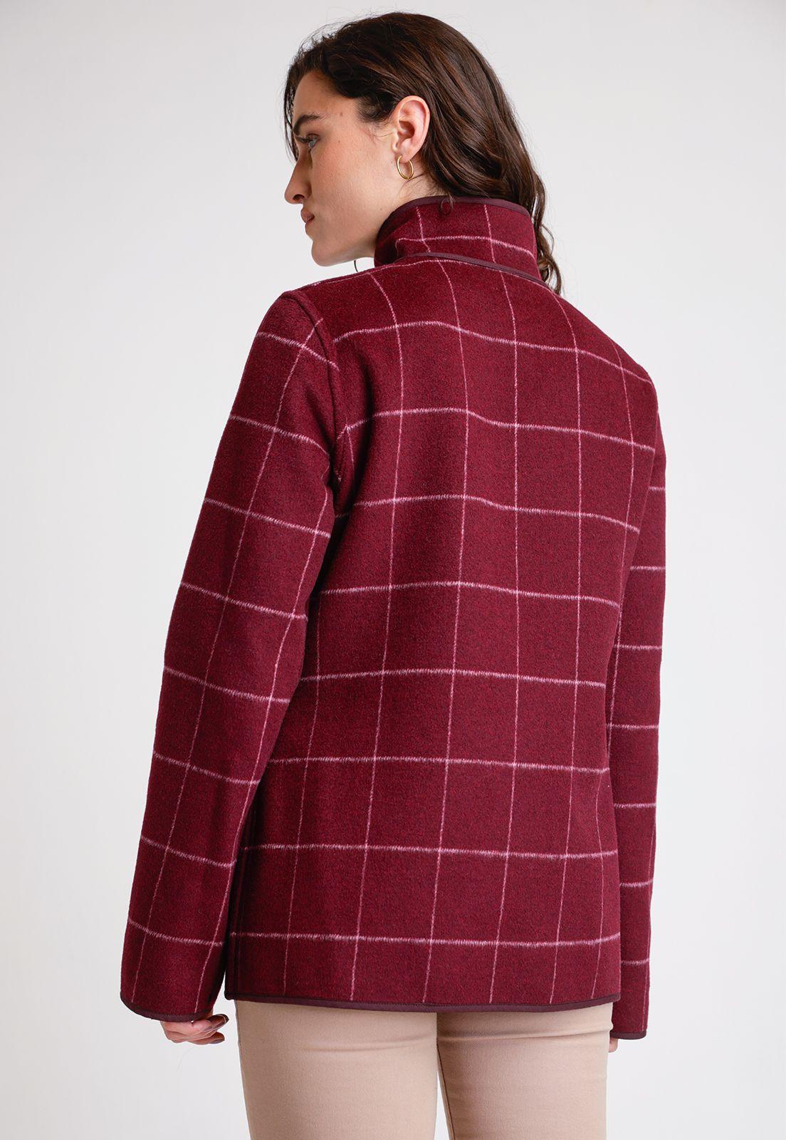 Chaquetón De Mujer Reversible Marlee Color Burdeo-2