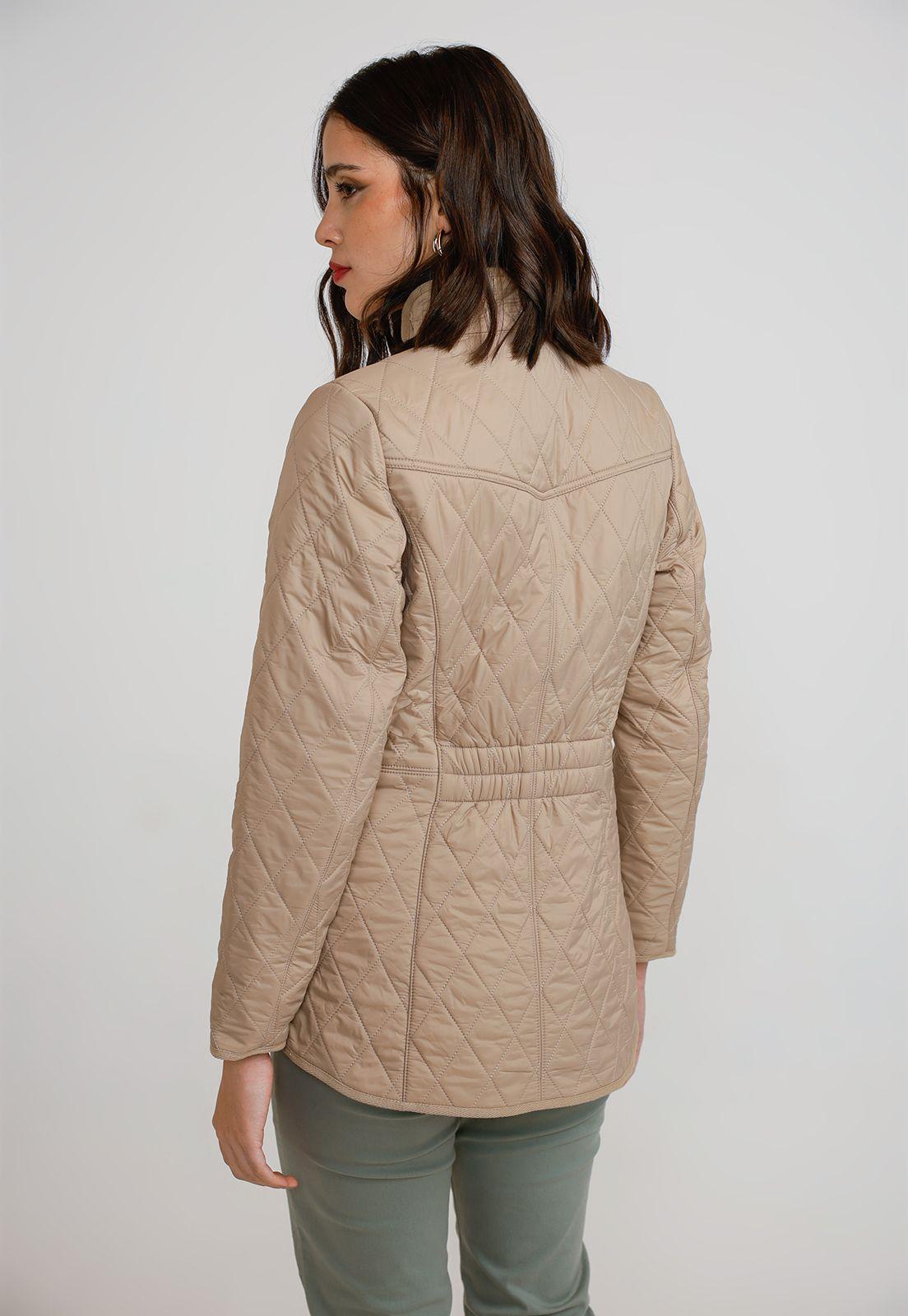 Parka Ligera Mujer Beige-1