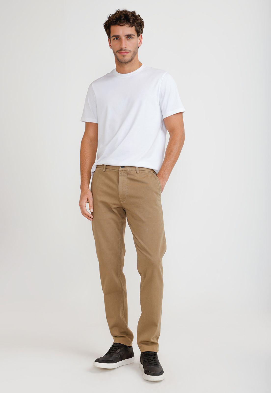 Pantalón Hombre Chino Khaki PDBSF004-3