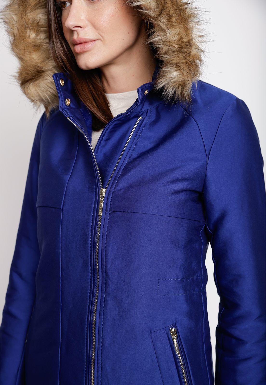 Parka de Mujer Modelo Sabrina Color Azul-2