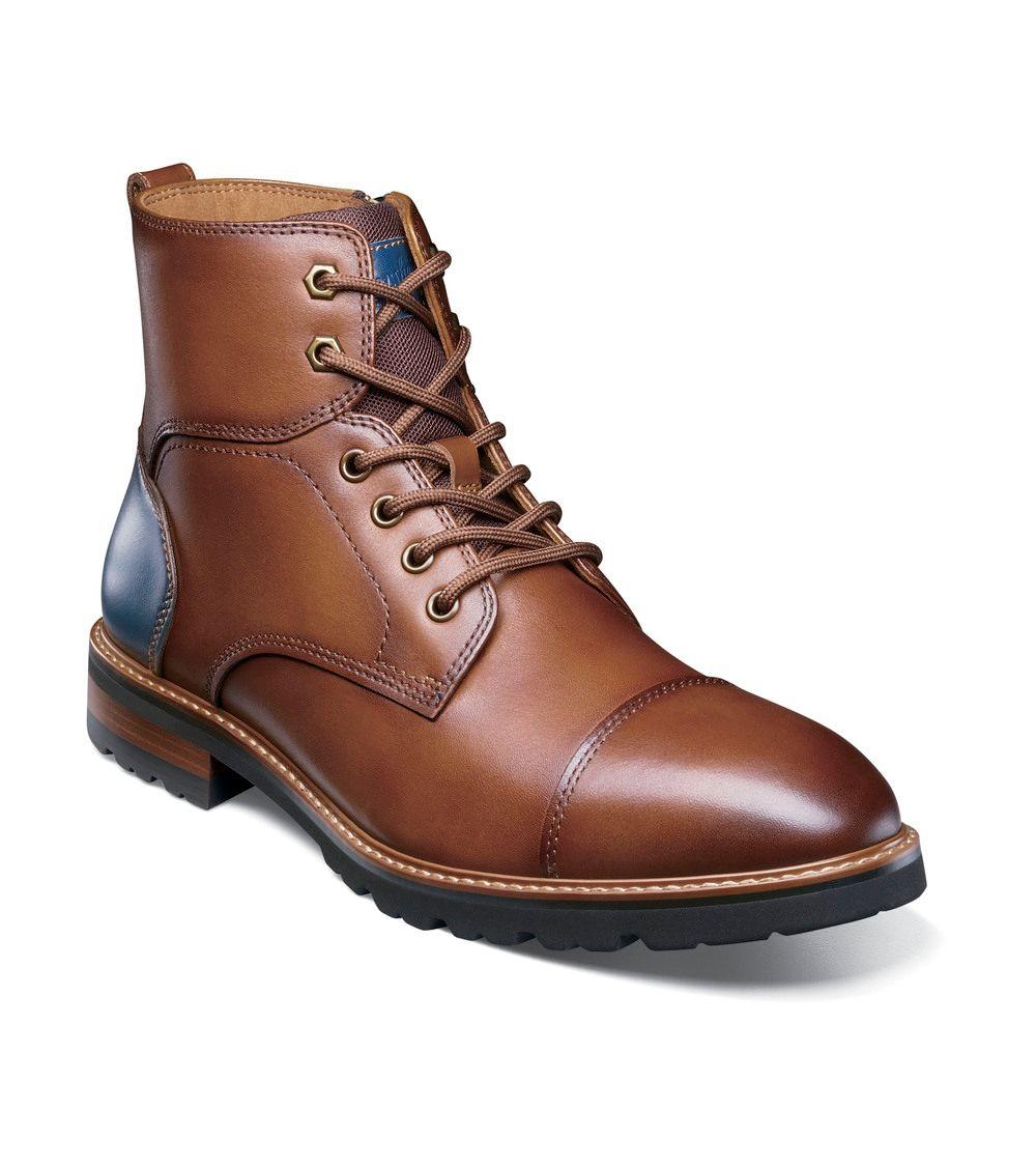 Botines Hombre Renegade Cap Lace Boot Cognac-0