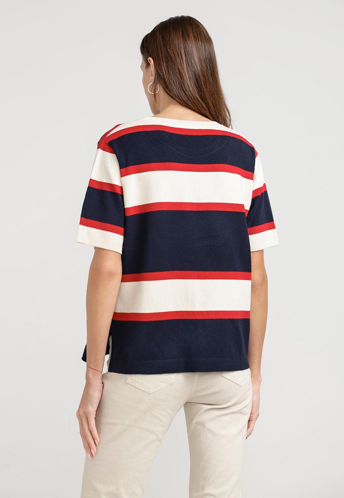 Polera Mujer Cala Viscosa Tomate-1