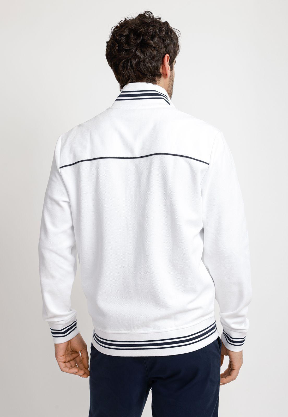 Chaqueta Hombre Deportiva Blanca-1