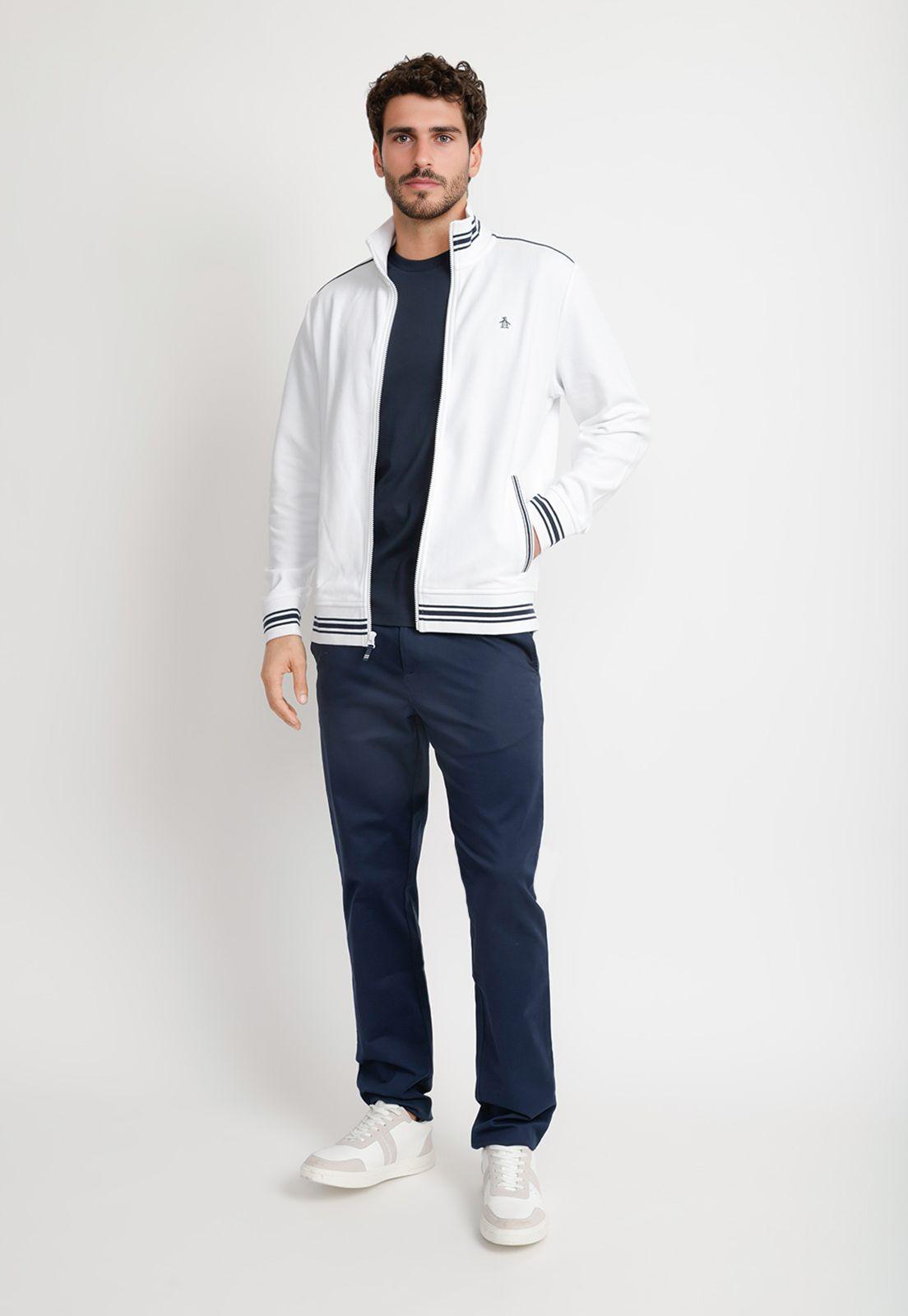 Chaqueta Hombre Deportiva Blanca-3