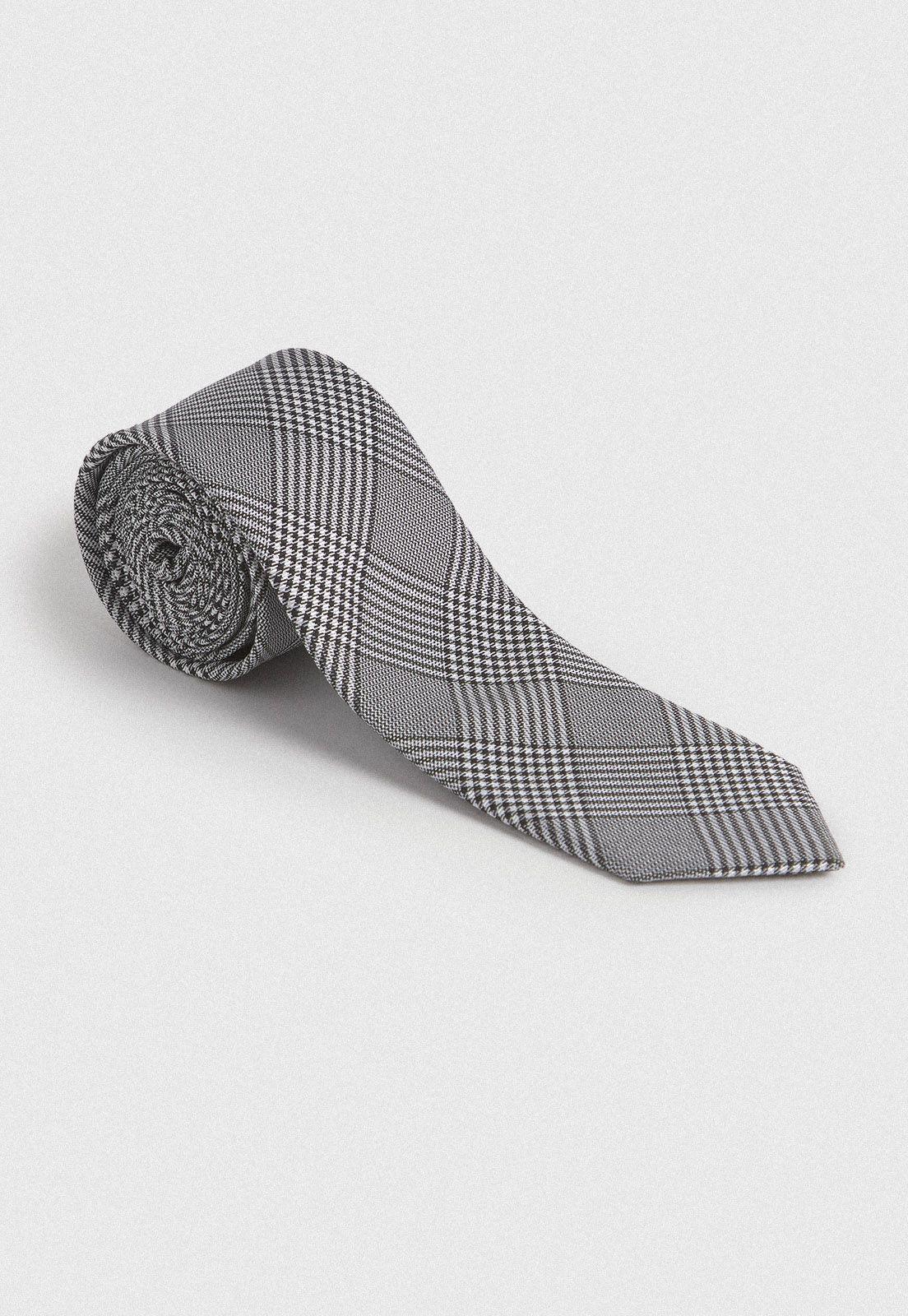 Corbata seda executive negro-0
