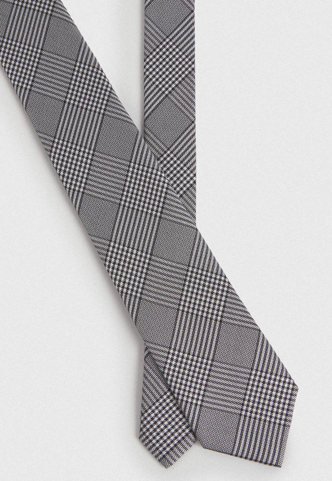 Corbata seda executive negro-1