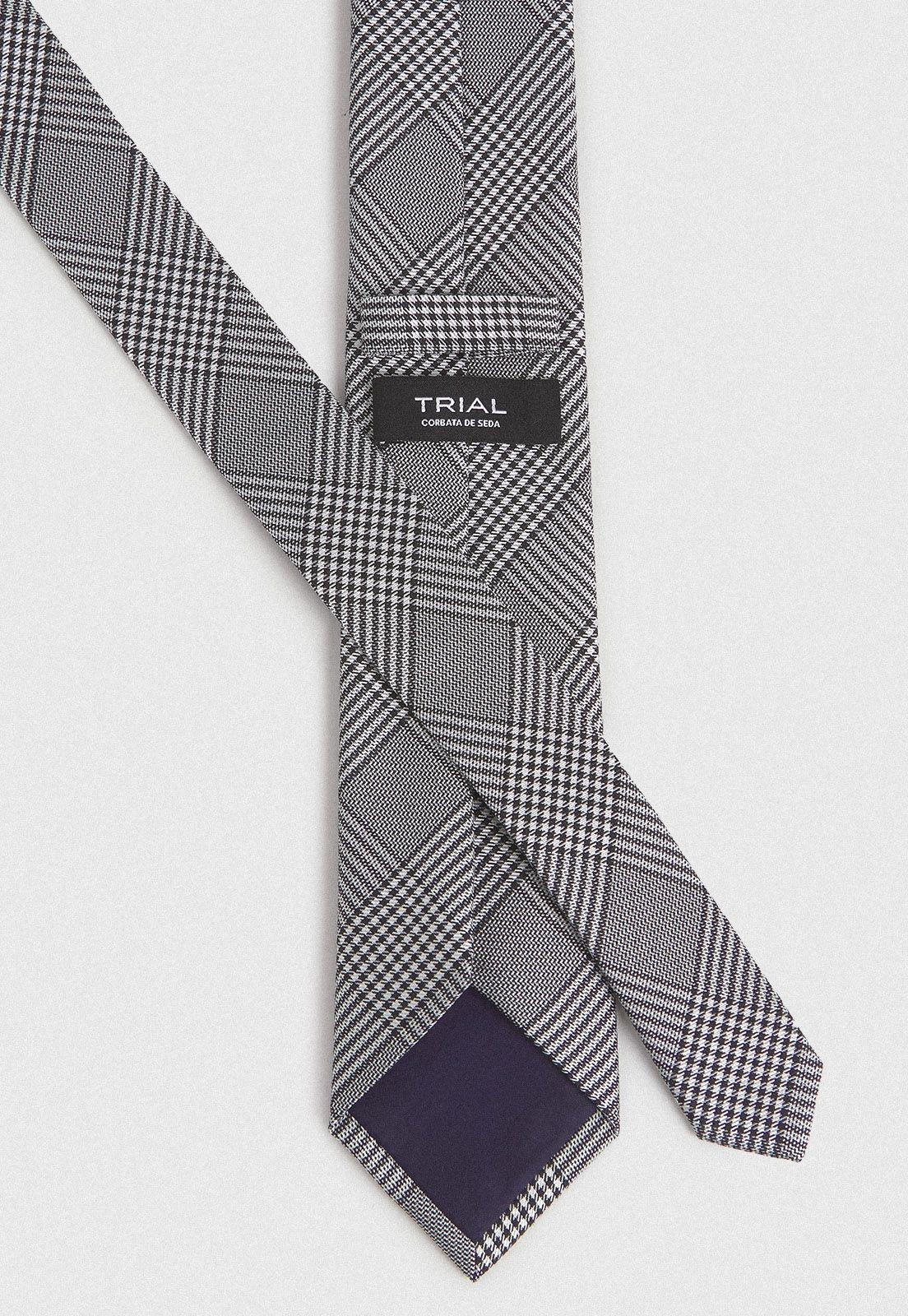 Corbata seda executive negro-2