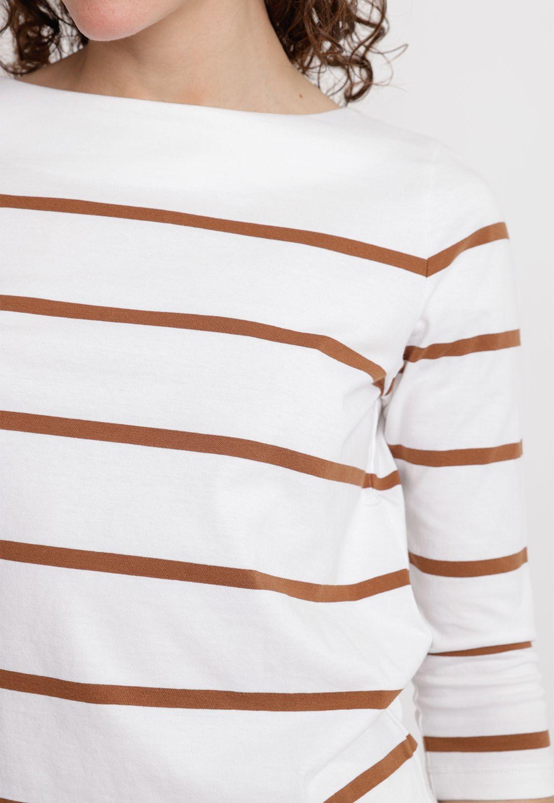 Polera Mujer Astrid Algodón Peruano Camel-2
