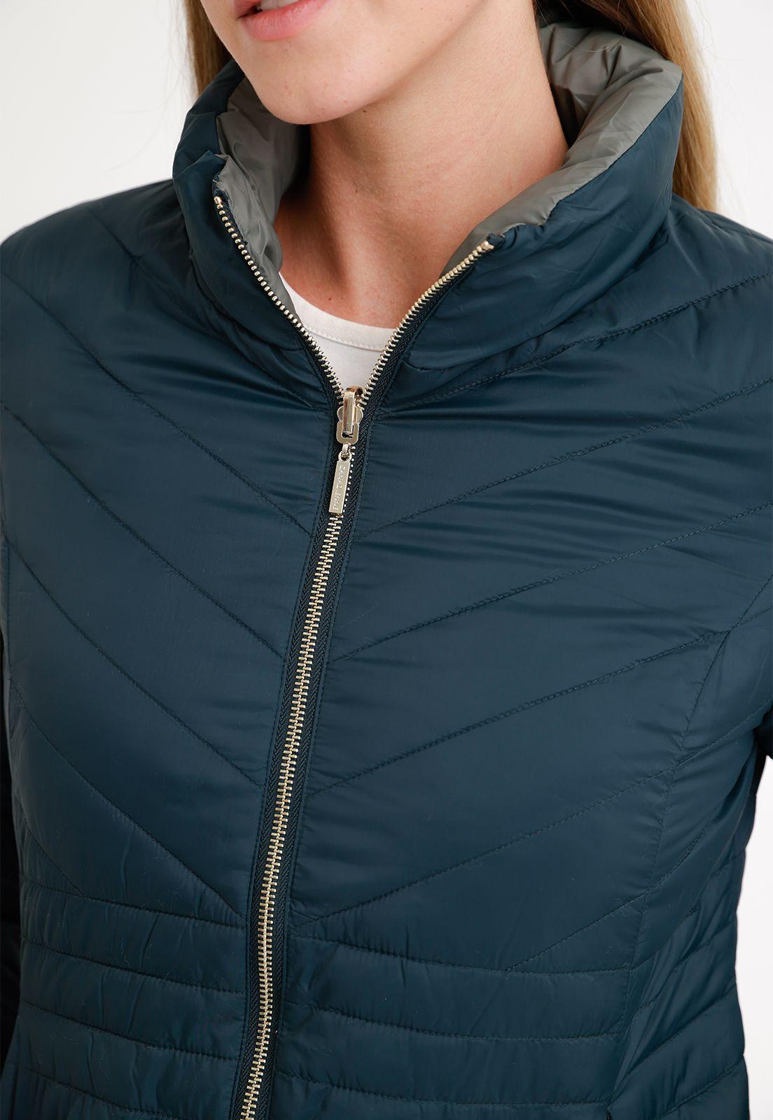 Parka Reversible De Mujer Erin Color Petroleo-2