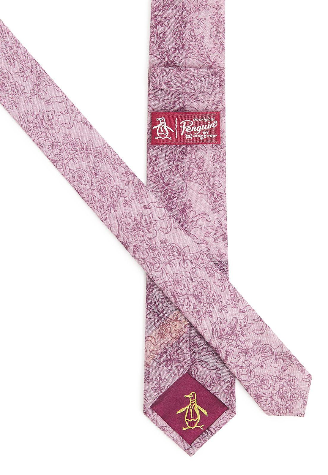 Corbata De Hombre Estampado Burdeo-2
