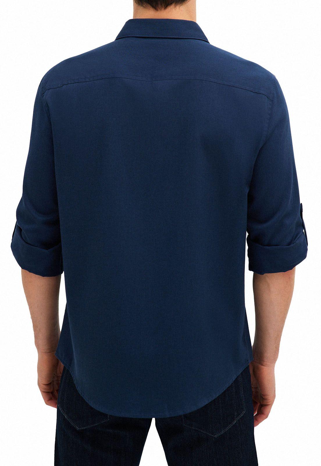 Camisa Untucked Lisa Navy-1