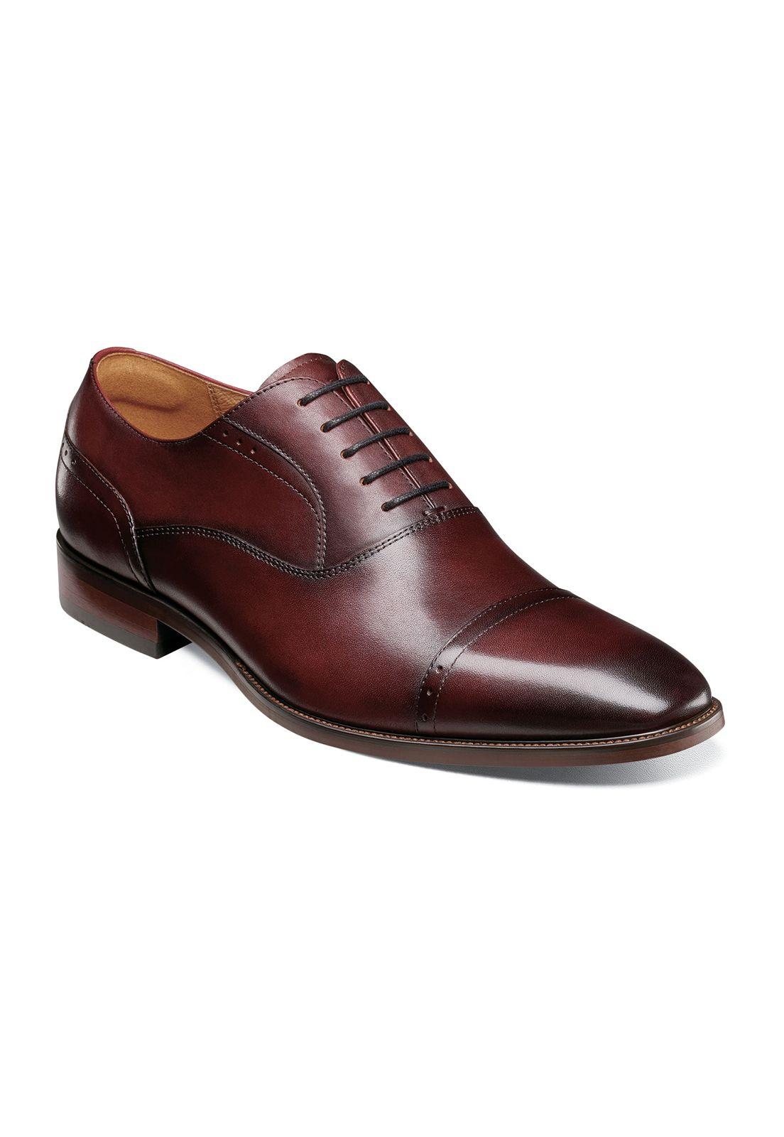Zapatos Sorrento Cap Toe Oxford Burdeo-0
