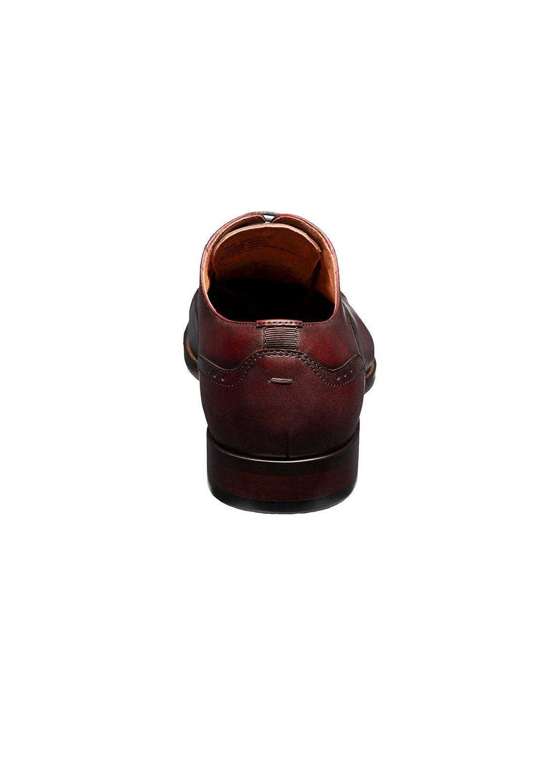 Zapatos Sorrento Cap Toe Oxford Burdeo-3