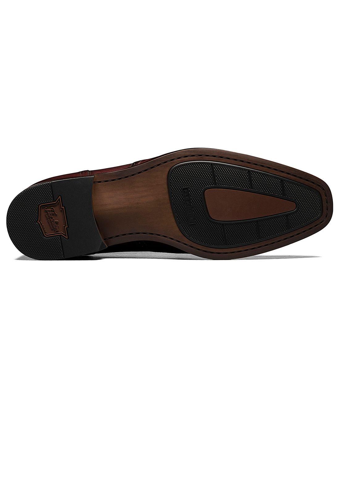 Zapatos Sorrento Cap Toe Oxford Burdeo-5