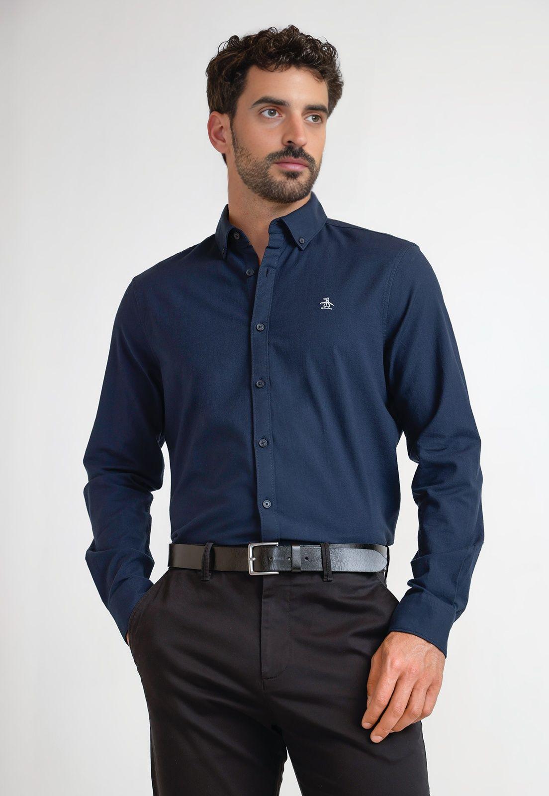 Camisa De Hombre Navy-0