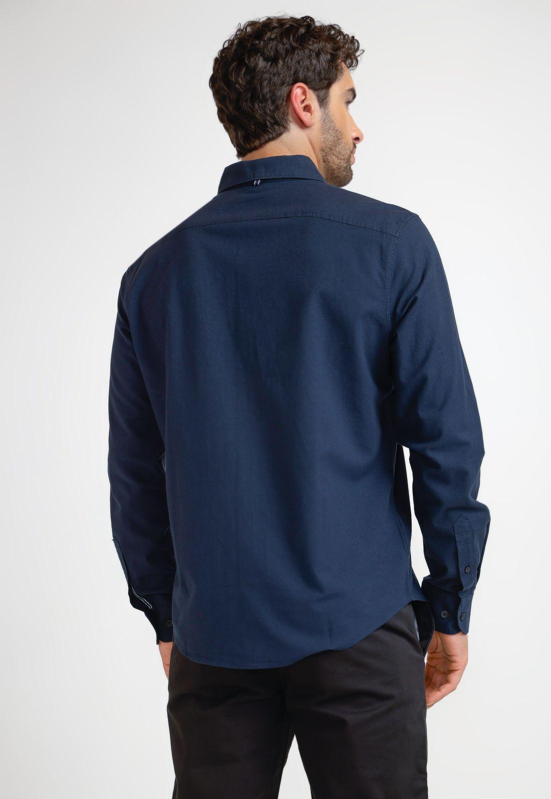 Camisa De Hombre Navy-1