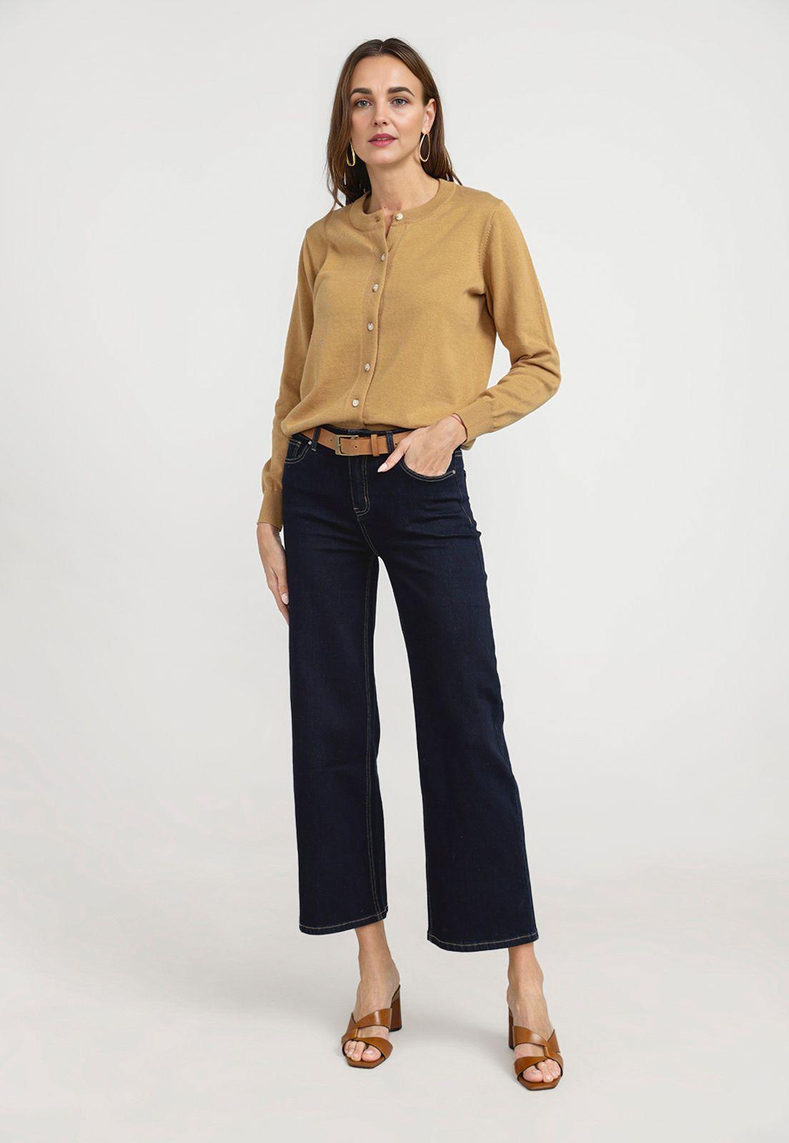 Jeans Mujer Baya Algodón Índigo-3