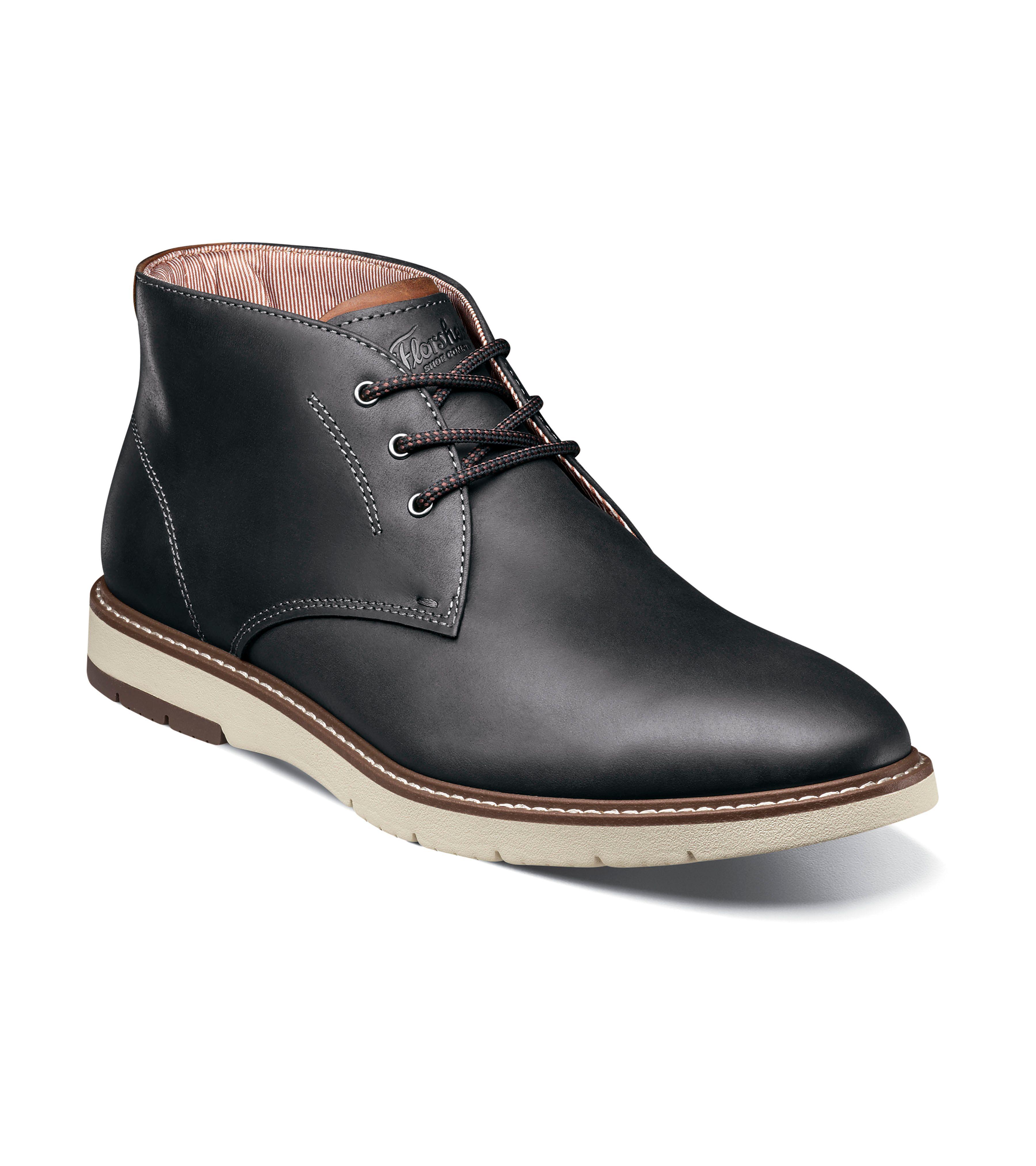 Botines Casual Hombre Vibe Plain Chukka Negro-0