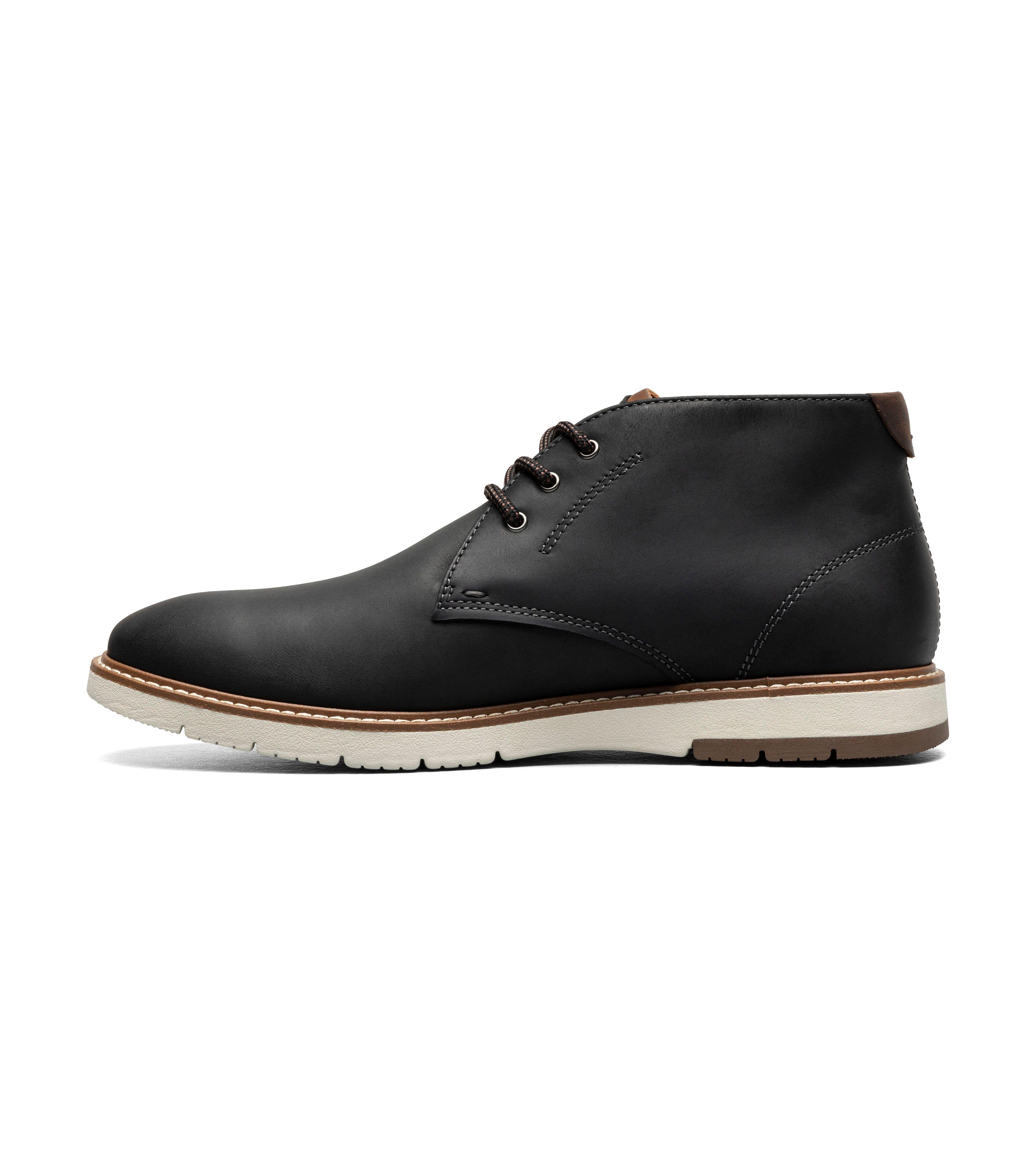 Botines Casual Hombre Vibe Plain Chukka Negro-4