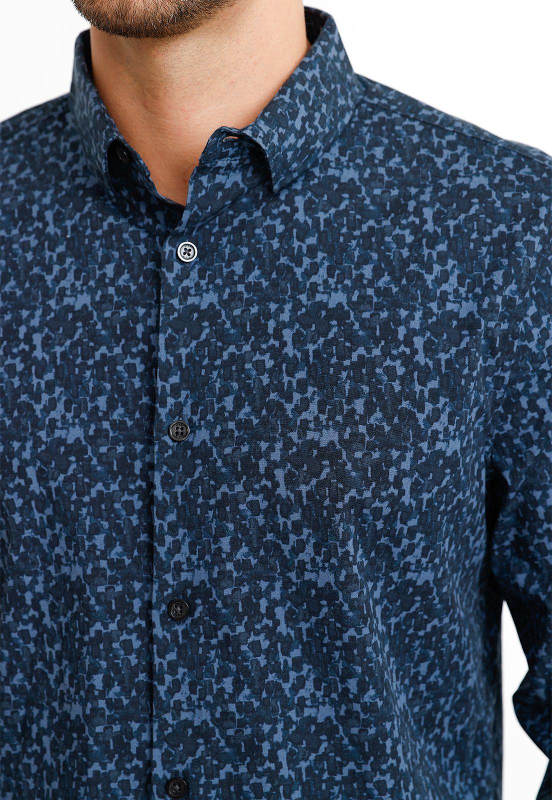 Camisa Casual Hombre Navy-2