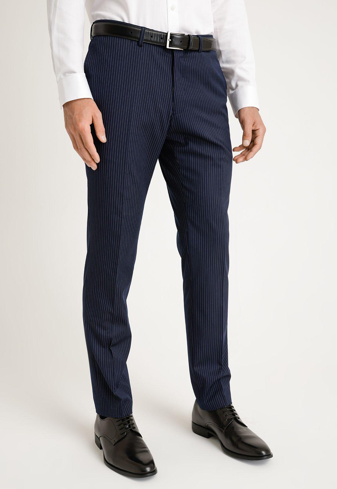 Pantalón Hombre Traje Suit Separate Washable Navy-0