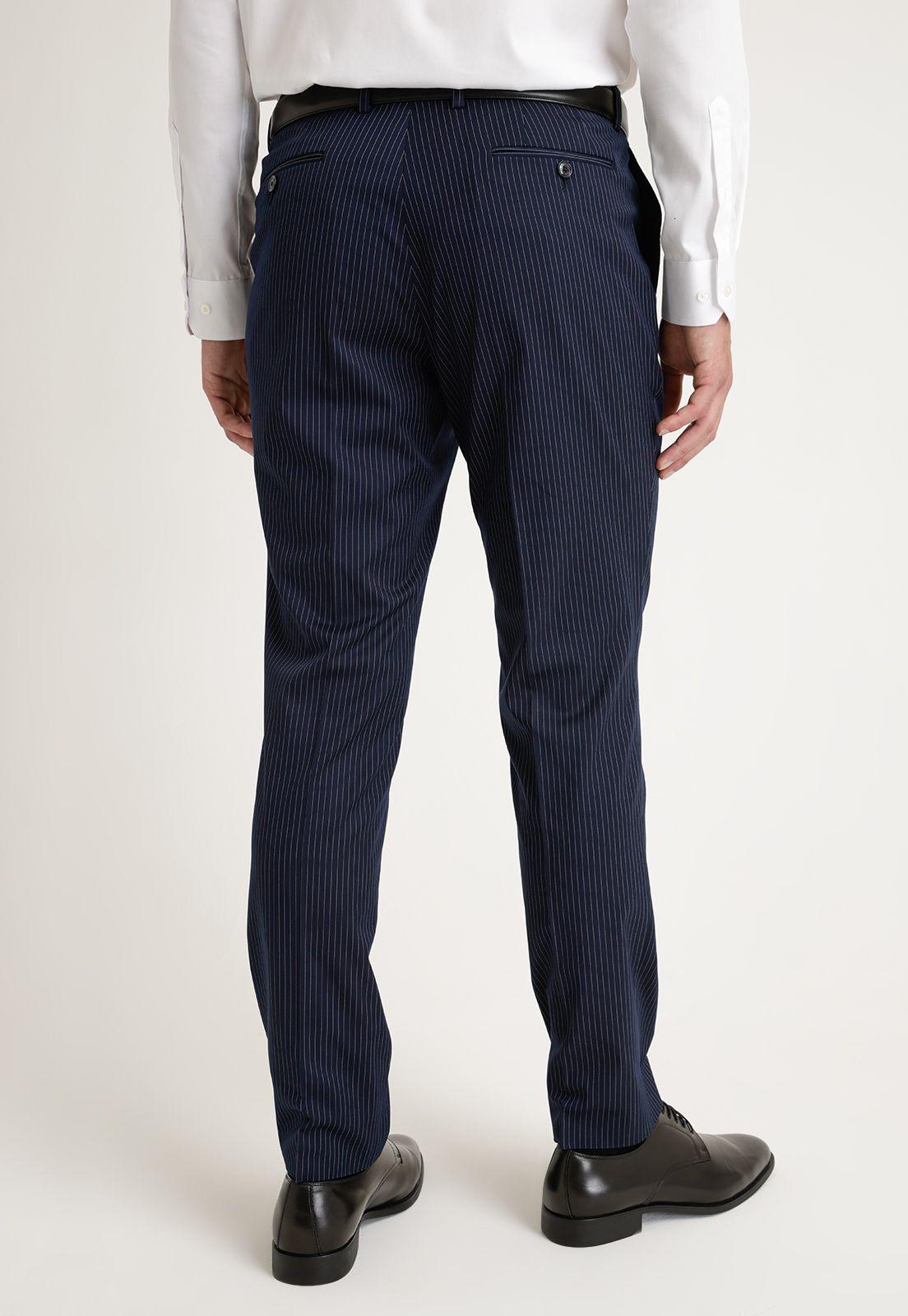 Pantalón Hombre Traje Suit Separate Washable Navy-1