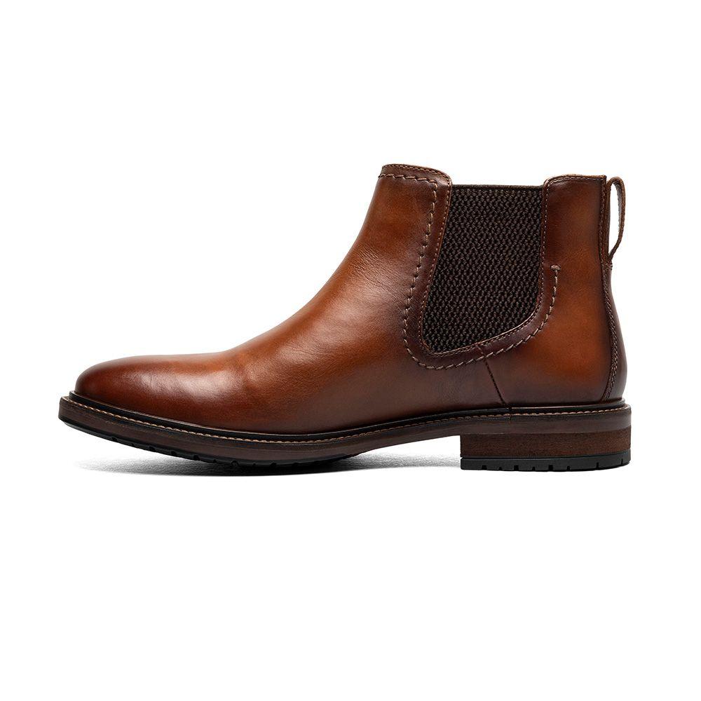 Botines Casual Forge Plain Toe Gore Boot Cognac-1