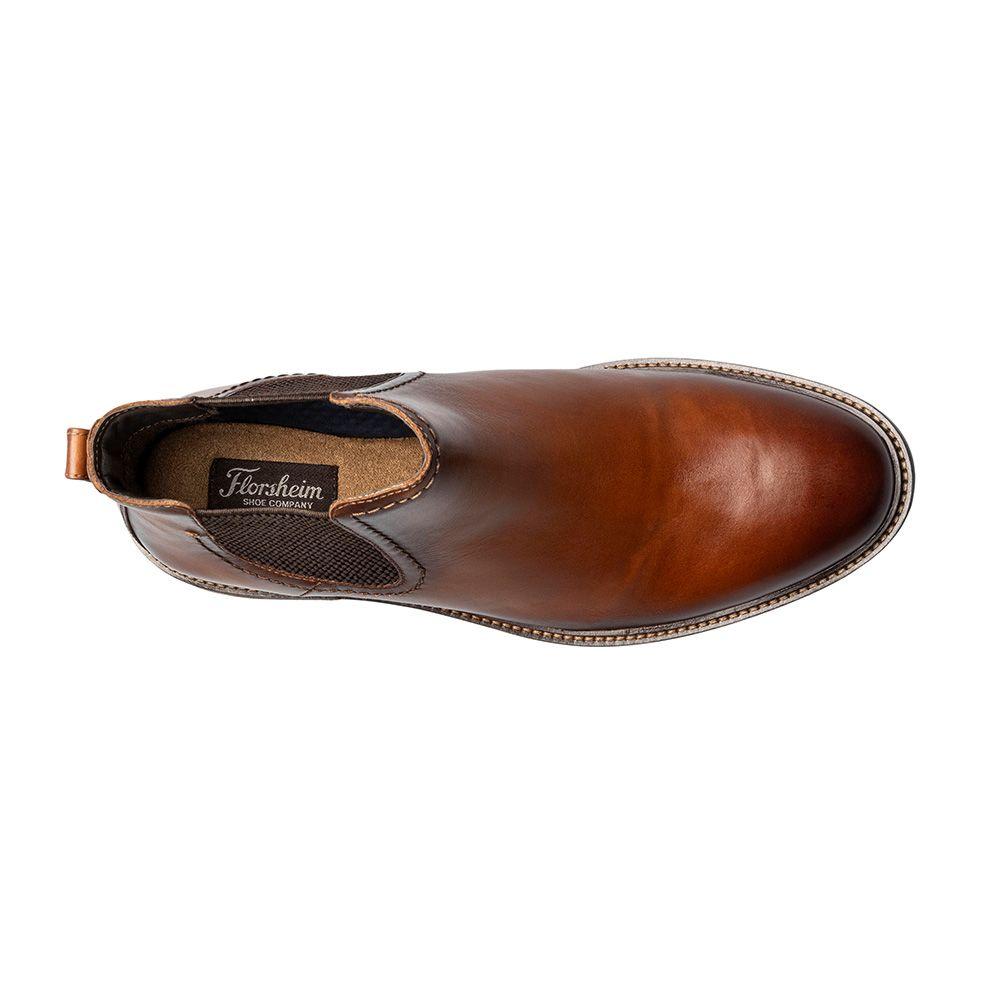 Botines Casual Forge Plain Toe Gore Boot Cognac-6