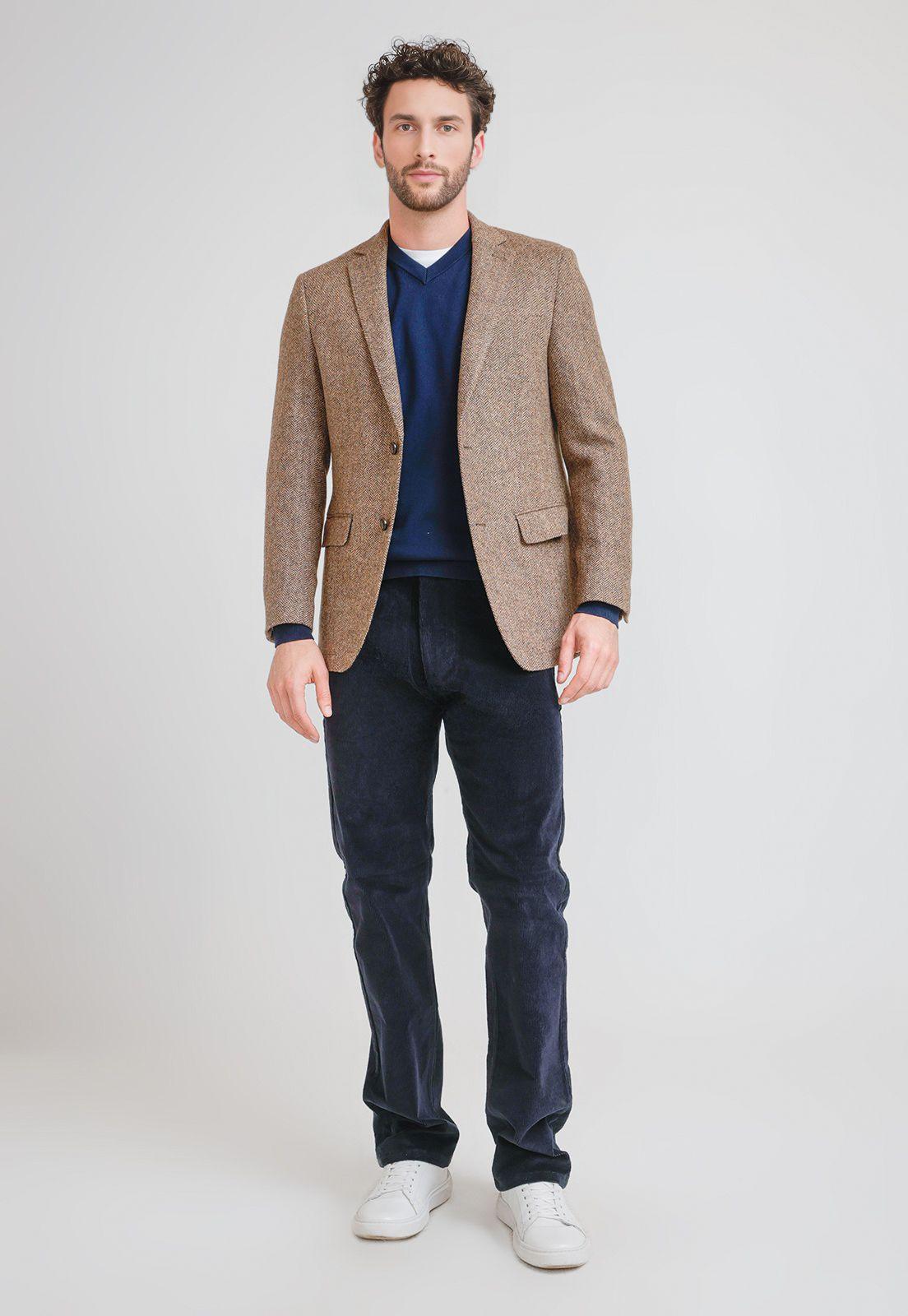 Chaqueta Hombre Lana Cooper Café-3