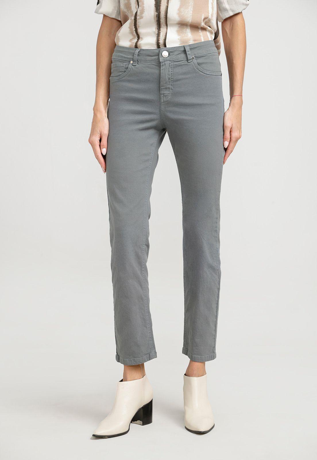 Pantalón Mujer Petra Algodón Peruano Oliva-0