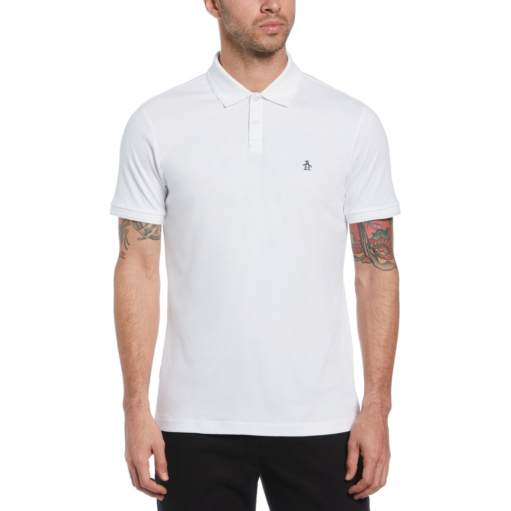 Polera Polo De Hombre Blanco-0