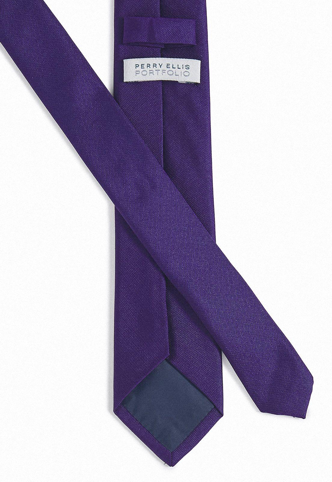 Corbata Lisa Morado Resist Spill-2